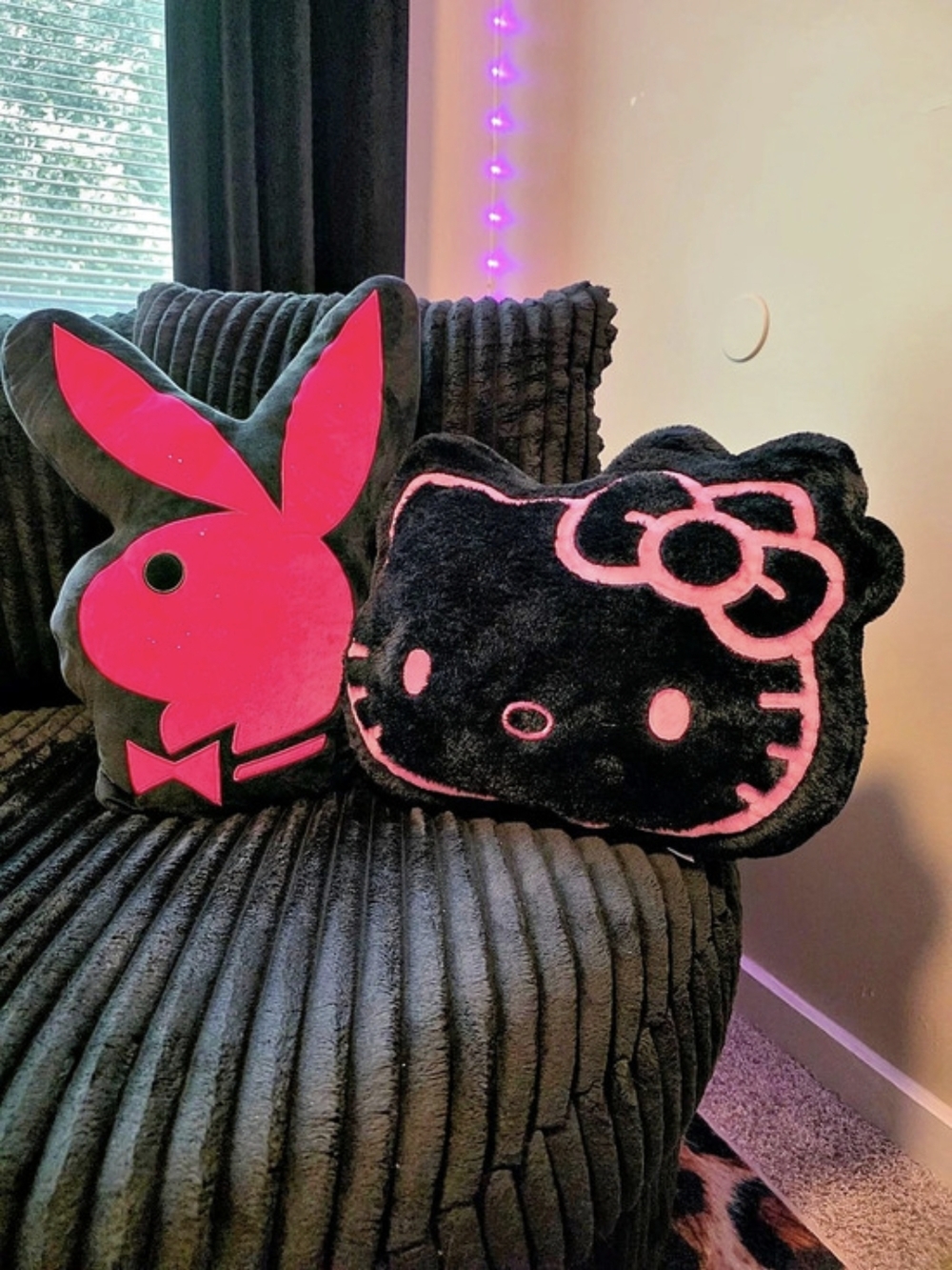 Playboy Bunny And Hello Kitty Pillow Bundle